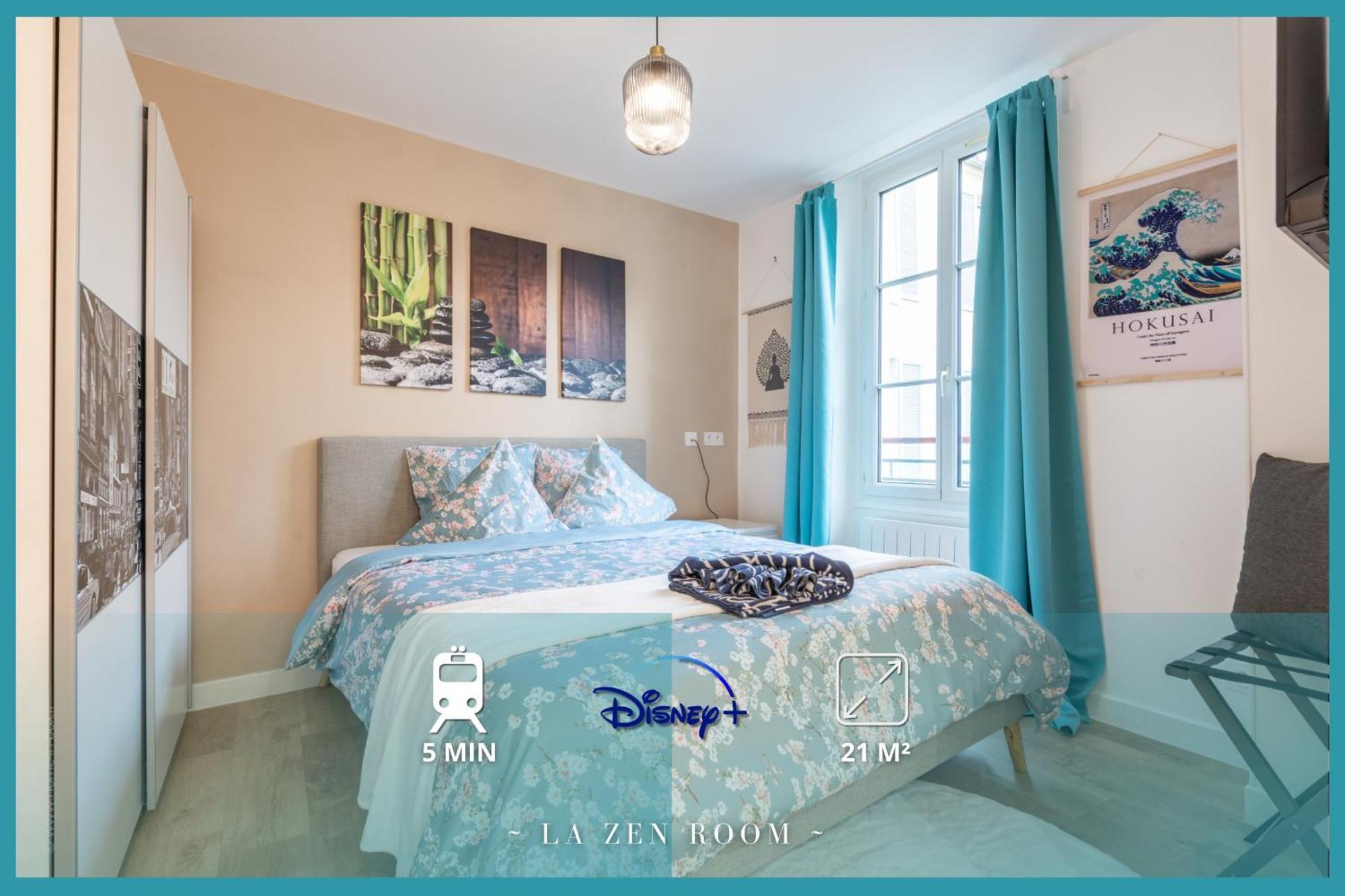 Sweethost - La Zen Room - Studio Proche Gare & Disneyland Lagny 외부 사진