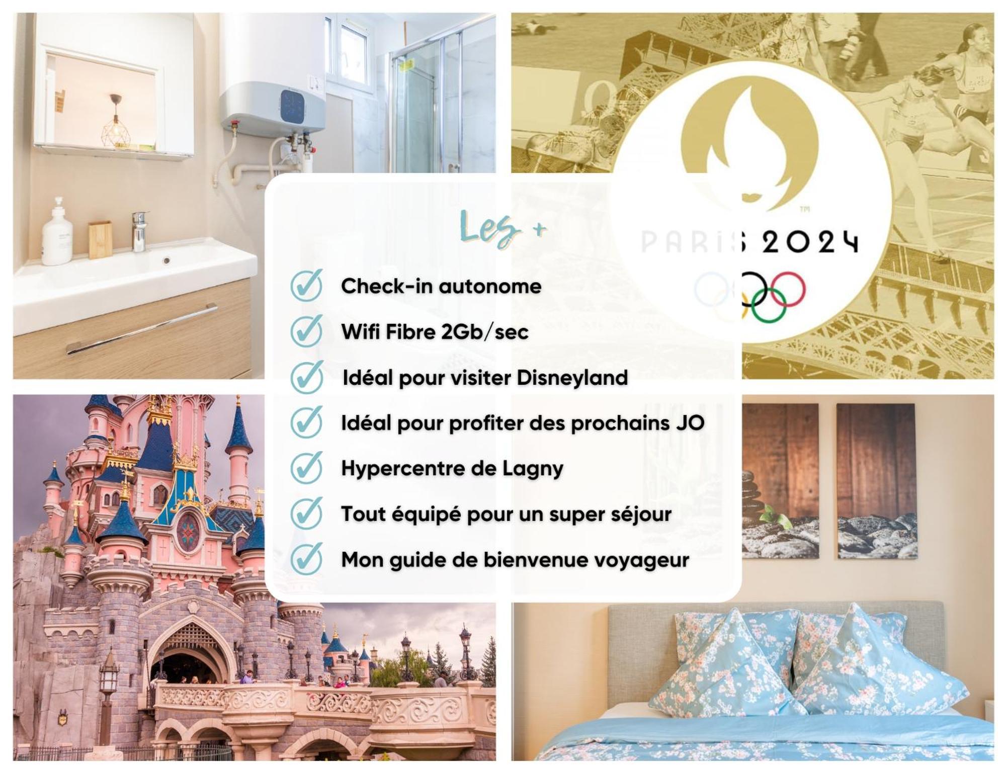 Sweethost - La Zen Room - Studio Proche Gare & Disneyland Lagny 외부 사진
